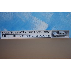SAAB TURBO "IN THE LONG RUN" 100.000 KM AT 213 KM/H - 1986